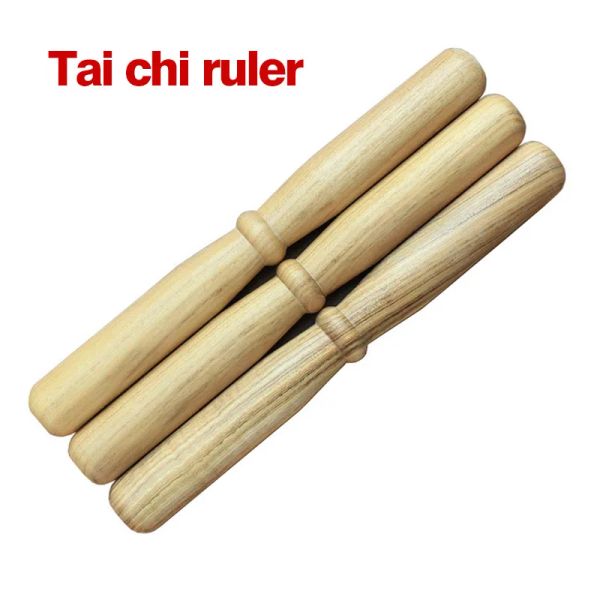 Arts 40cm Martial Arts Tai Chi Wand Ruler Huaiwood Tai Ji Stick Fitness Bar Wushu Tai Chi Rods Kung Fu