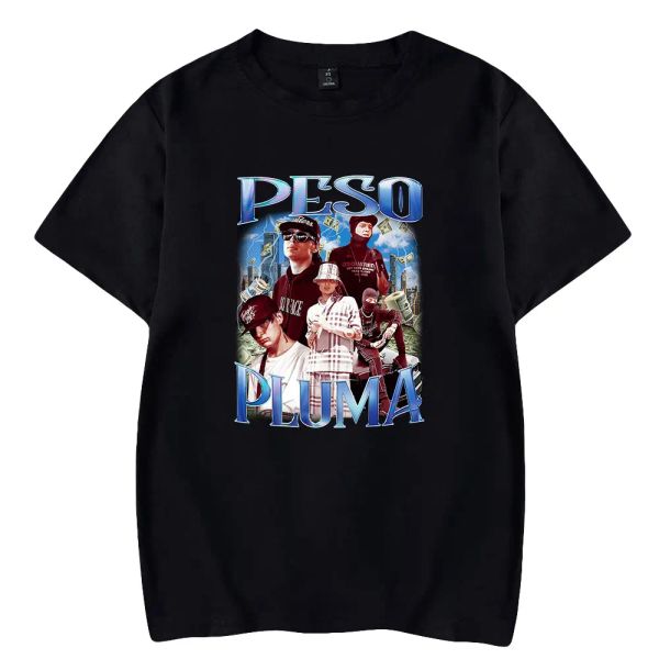 Camisetas Peso Pluma Unisex Manga Curta Camisetas Homens Mulheres Streetwear Impressão Casual Oneck Harajuku Pullovers Elegante Músico