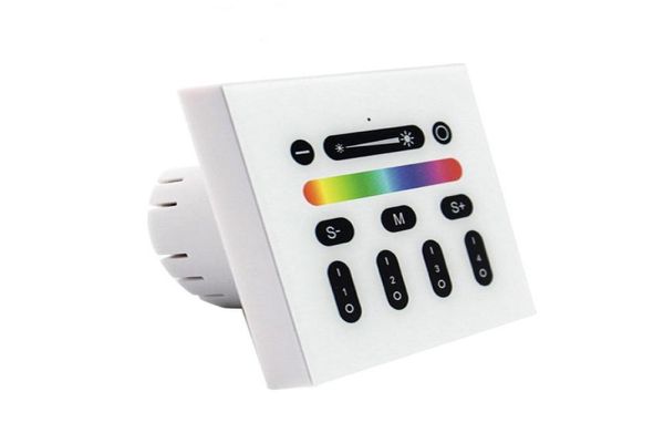 24g led controlador rgbw mi luz sem fio rf remoto dimmer interruptor 4 zona interruptores de painel de montagem na parede para série milight luzes led 1956659