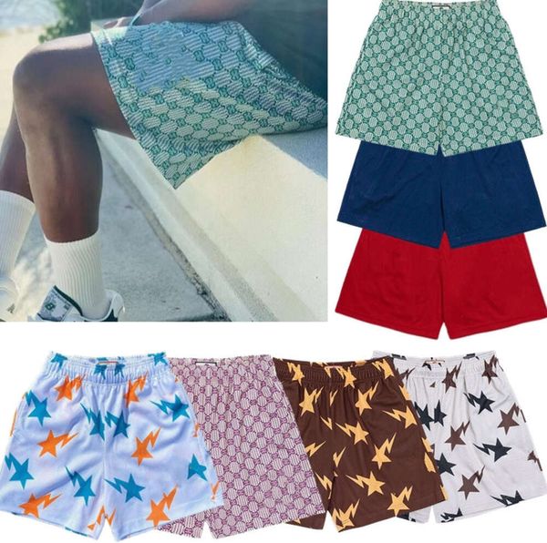 Pantaloncini da uomo firmati pantaloni da basket estivi in rete traspirante da spiaggia Pantaloni da corsa da donna Pantaloni sportivi da palestra 33