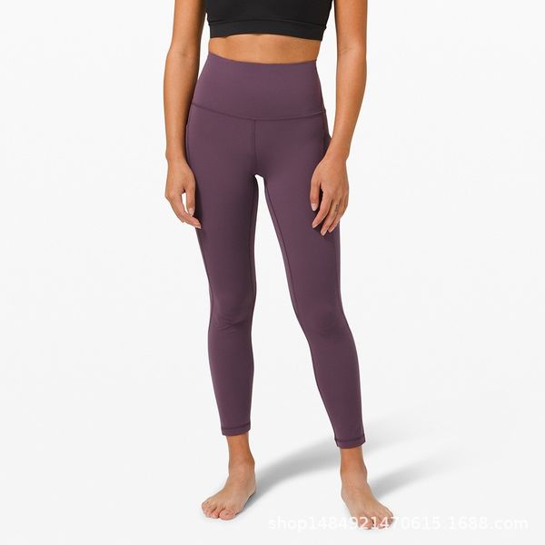 LL-12333 Completi da yoga per donna Pantaloni Pantaloni legging attillati Collant Excerise Sport Gym Running Pantalone lungo Elastico a vita alta