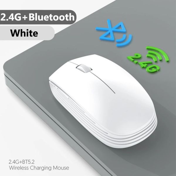 Mouse recarregável bluetooth mouse para ipad samsung huawei lenovo android windows tablet silencioso mouse sem fio para computador portátil