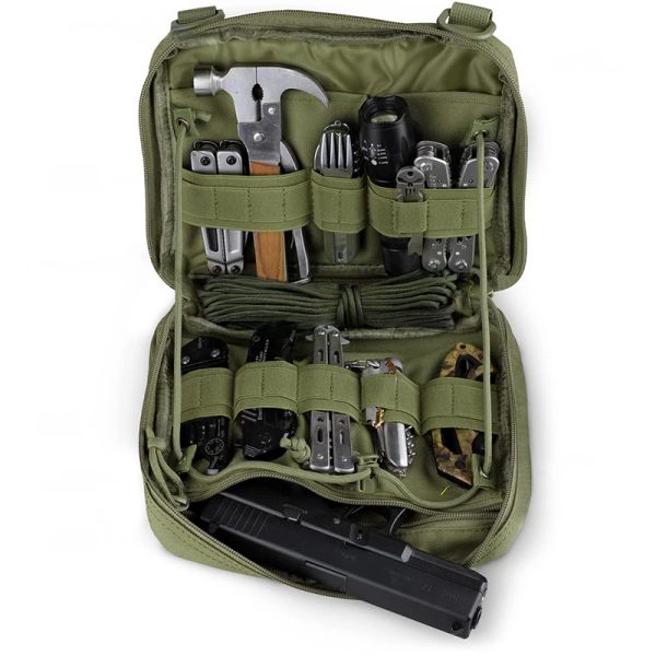 Sacos tático molle bolsa militar médica edc emt saco de primeiros socorros pacote de emergência 1000d náilon caça caminhadas cinto sacos à prova dwaterproof água