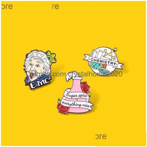 Pins Broches S Broche Personagem Distintivo Garrafa Experimental Acadêmico Mistério Metal Lenço De Seda Fivela Pin T230605 Drop Delivery Dho9S