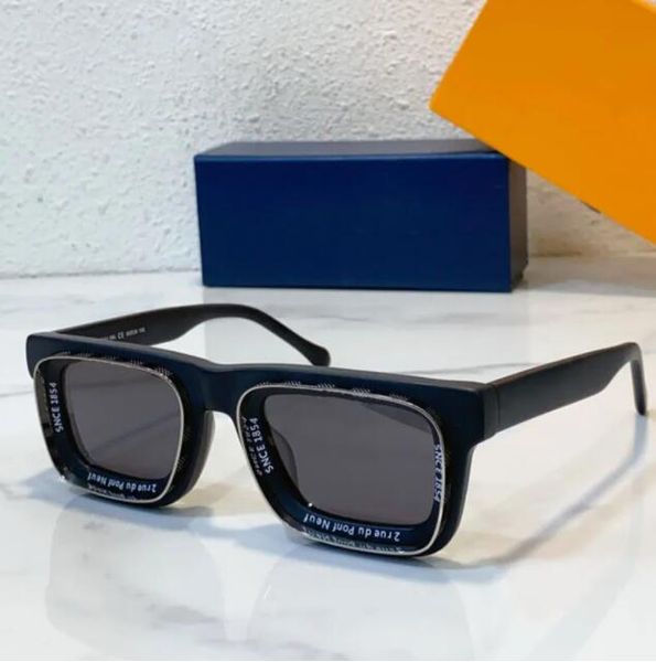 Designer-Sonnenbrillen für Damen, Sonnenbrillen, Pariser Herren-Modewoche, Super Vision, runde Sonnenbrille, Z2501U, trendige und modische Herren-Sonnenbrille mit rundem Acetat-Rahmen, 01