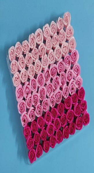 81 Stück Rosenbad-Körperblume, Blumenseife, duftende Rose mit Blumen, ätherisches Hochzeitsgeschenk zum Valentinstag, 039-Tagesgeschenk, gemischte Farben, Christ9011691