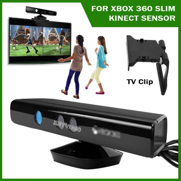 Датчики для камеры XBOX 360 Slim Kinect с держателем ТВ-клипсы, вилка европейского/американского стандарта