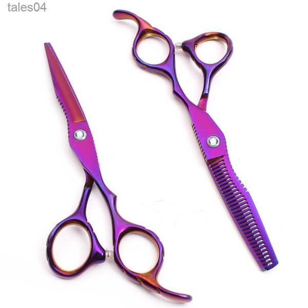 Tesoura tesoura c1011 6 polegadas japão aço personalizado profissional tesoura de cabelo humano barbeiros tesoura de cabeleireiro corte desbaste tesoura estilo ferramenta 240302