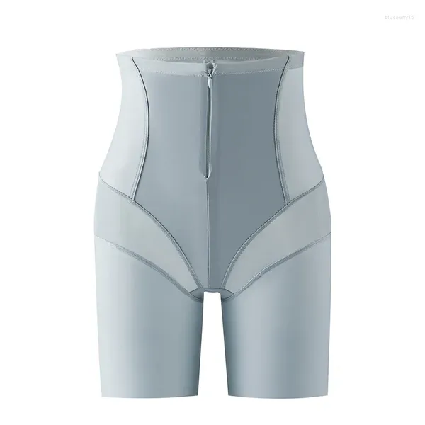 Pantaloni modellanti per l'addome a vita alta da donna Cerniera BuLifter Rinforzatore dell'anca Shapewear Pantaloncini modellanti per la pancia ridotta Intimo modellante a compressione