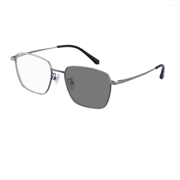 Sonnenbrille SHINU Marke Anti Blaulicht Computerbrille Pochromic Resin Lens Cut Titanrahmen Männer 0 Dioptrien