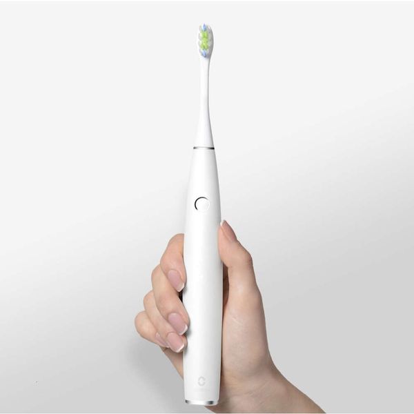 Escova de dentes elétrica Oclean One com 2 cabeças de escova - escova de dentes sônica recarregável para cuidados dentários superiores e saúde bucal