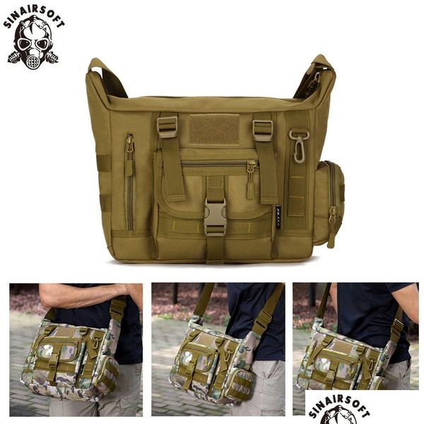 Custodie per laptop Zaino Sinairsoft Borsa da uomo Over Shoder Outdoor Grande manico da 14 pollici Borse da uomo Sport A4 Document Drop Delivery Otsbx