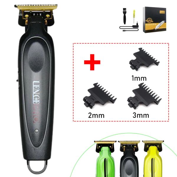 Trimmers Lence Pro FF1T + Limit Comb Professional Hair Trimmer Machine Pinsel ohne motorische Haarschneidmaschine Kabelfreies Haar Clipper 7200 U / min