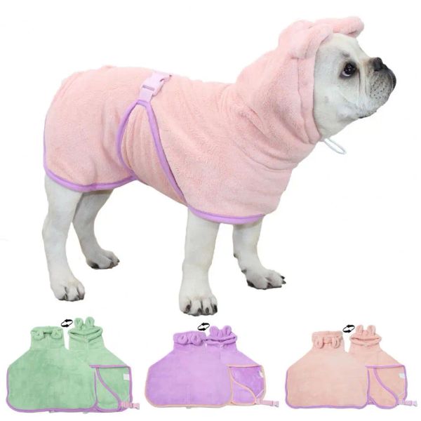 Handtücher Haustier Badekleid Mit Kapuze Mikrofaser Große Mittel Kleine Hunde Katzen Bademantel Handtuch Bequeme Haustier Robe Handtuch Haustier Zubehör