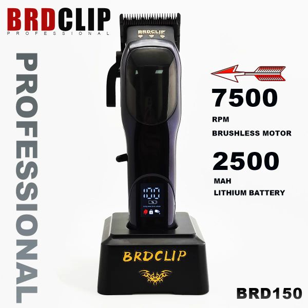 Düzelticiler brdclip brd150 dlc bıçak saç klibi profesyonel 7500rpm fırçasız motor saç