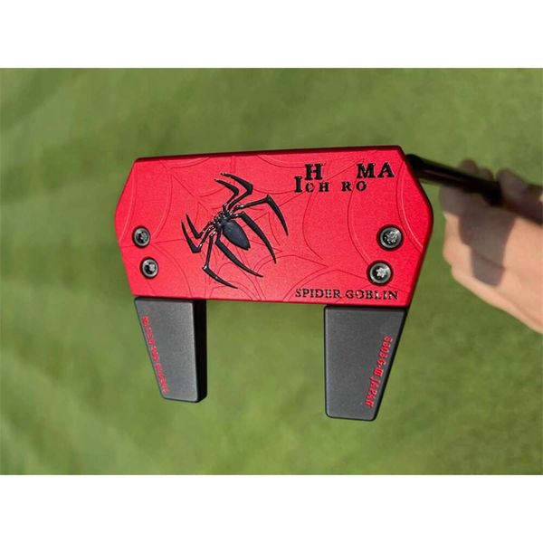Brand New SPIDER GOBLIN Putter moda clubes de golfe 33/34/35 Polegada eixo de aço com tampa de cabeça