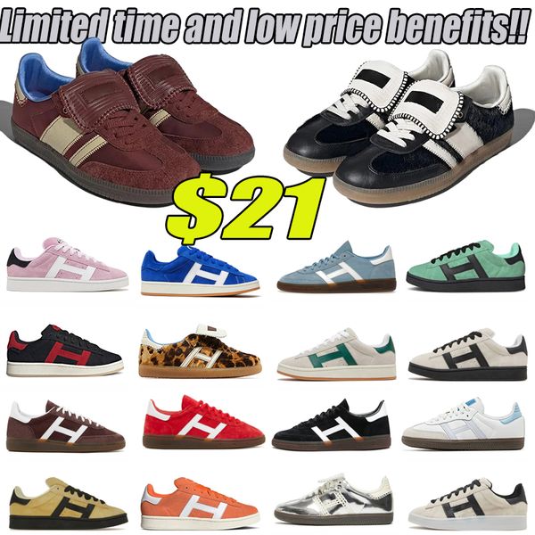 Scarpe da ginnastica og Gazelle uomo donna scarpe casual piattaforma og campus audace scarpa vegan Galles Bonner argento metallizzato pony leopardo scarpe da ginnastica