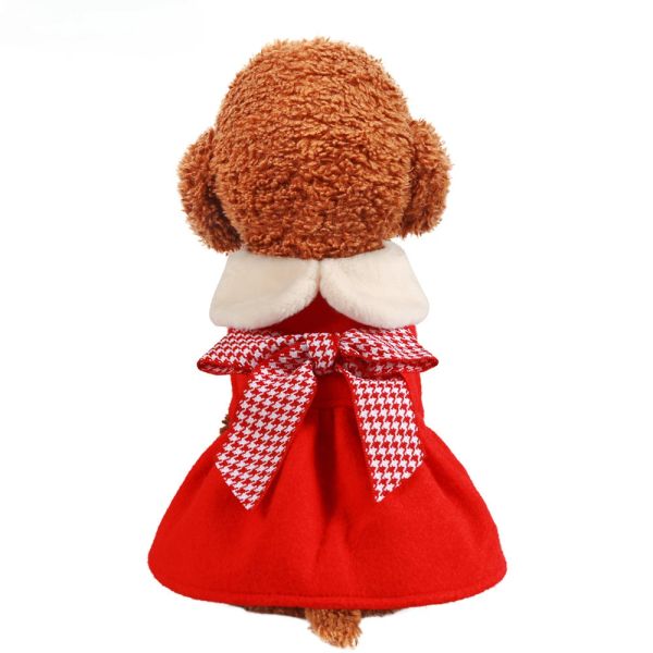 Kleider Haustier Prinzessin Kleid Herbst Winter Weihnachten Kleidung Kleiner Hund Schleife Rock Katze Hemd Welpe Pullover Pudel Chihuahua Pomeranian