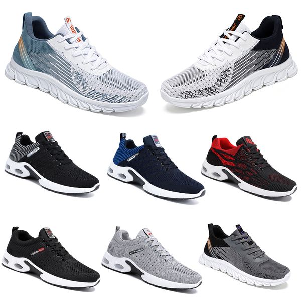 Homens correndo caminhadas mulheres sapatos de primavera sapatos planos sola macia preto branco vermelho bule confortável moda antiderrapante tamanho grande 303 wo