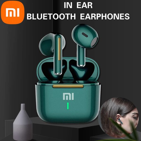 Kulaklık Xiaomi True Kablosuz Bluetooth Kulaklıklar Kontrol Sporları Gürültü İptal Oyunu Huawei Xiaomi İPhone için Bekleme Kulaklığı