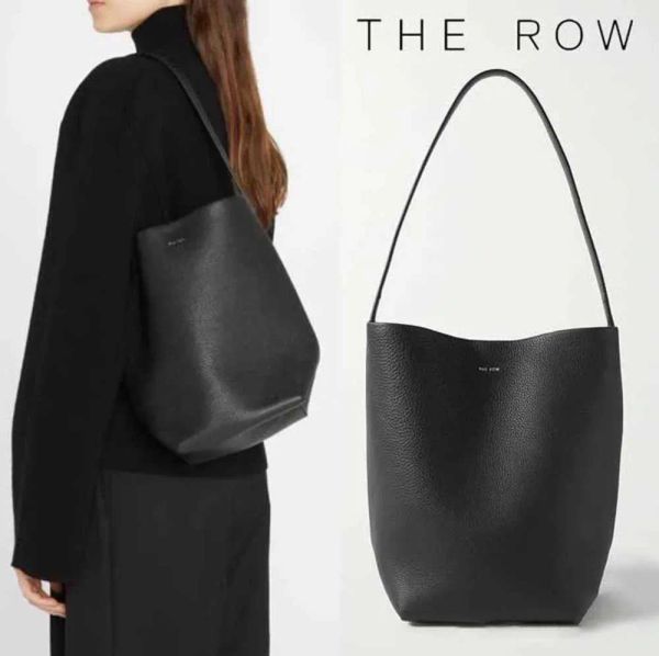Женская большая сумка The Row Park 3 размера, большая сумка, роскошные сумки, кошельки, дизайнерские сумки на плечо, модные сумки-ведра, мужской кожаный клатч через плечо, сумка под мышками на шнурке