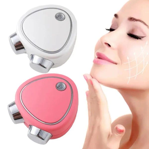 Dispositivos portátil EMS Microcorrente Beauty Instrumento USB Reduza as rugas de elevação facial de força de aperto de pele Massageador