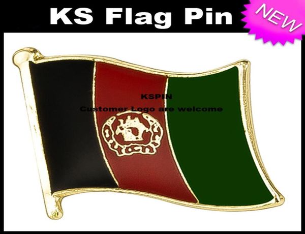 Afghanistan-Flagge, Anstecknadel, 10 Stück, KS0003012345253050