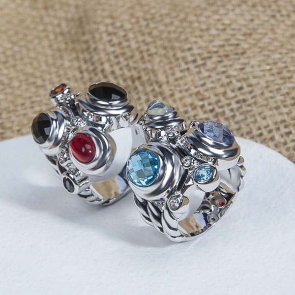 David Yurma Designer klingelt Frauen ähnlich trendy gewebte Kabelmod Ring Schmuck für Frauen Finger anillos