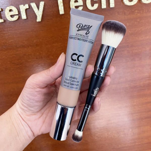 Creme SPF30 BB cream CCcream matte Correttore colore per fondotinta con pennello per trucco allover