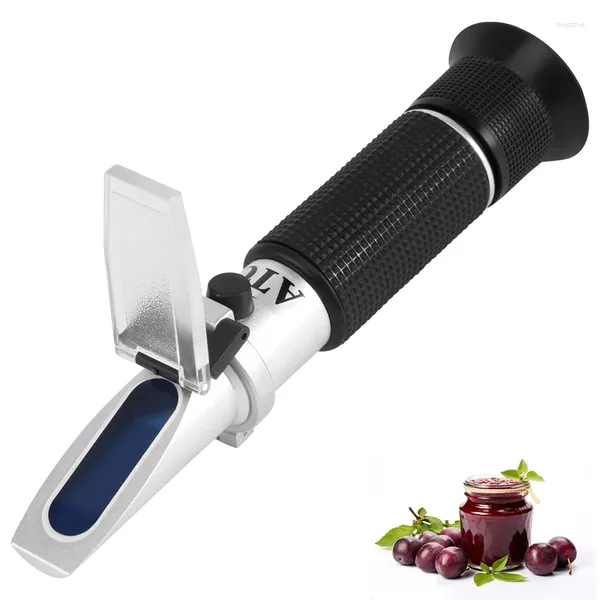 Detector de fluido de corte de metal com hidrômetro brix de gravidade específica de escala dupla atc para fabricação de vinho e kit de fermentação caseira de cerveja