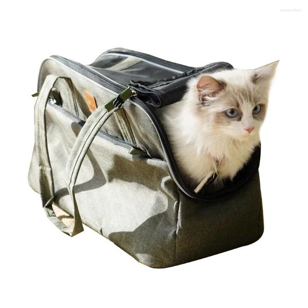 Trasportino per gatti Borsa per cani piccola da viaggio in cotone traspirante disponibile nei colori 4 stagioni