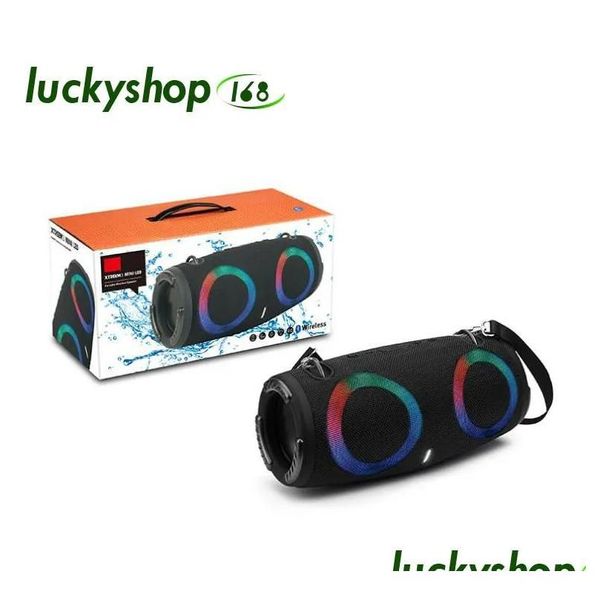 Altoparlanti portatili Altoparlanti Carica 5 Rgb Luce Altoparlante Bluetooth Charge5 Mini portatile Wireless Esterno Impermeabile Subwoofer Supporto T Dhrzh