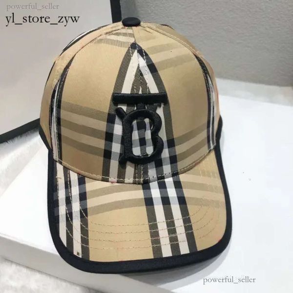 Burberys Cap Designer Cappello di alta qualità Cappelli a tesa larga Berretto da baseball Casquette Cappello Strisce Lettere di moda Classico Versatile Donna Uomo Semplice Cappello Burberys 8112 9030