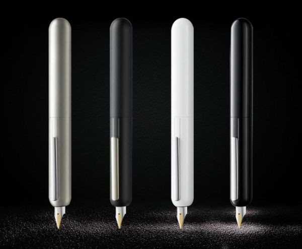 Роскошная перьевая ручка Red Dot Design Award LM Dialog Focus 3, черный титановый наконечник, перо для письма, выдвижные ручки с плавными чернилами для подарка kor4753677