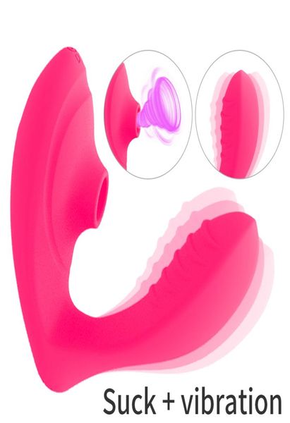 DIBE 10 Frequenz Klitoris Saugvibrator Nippel Saugstimulator G-Punkt Vibratoren Wasserdichtes Sexspielzeug für Frauen Sex Shop MX17058309