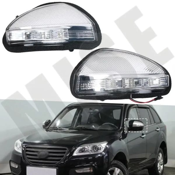 Tags espelho retrovisor do carro luz de sinalização lateral lâmpada luz indicadora lâmpada direção para lifan x60 autostyling lâmpada direção vista traseira