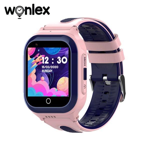 Устройства Wonlex Smart Watch Baby GPS WIFI Трекер положения 4G Видео Удаленная камера KT24S Голосовой чат GEO Местоположение забора Детские умные часы