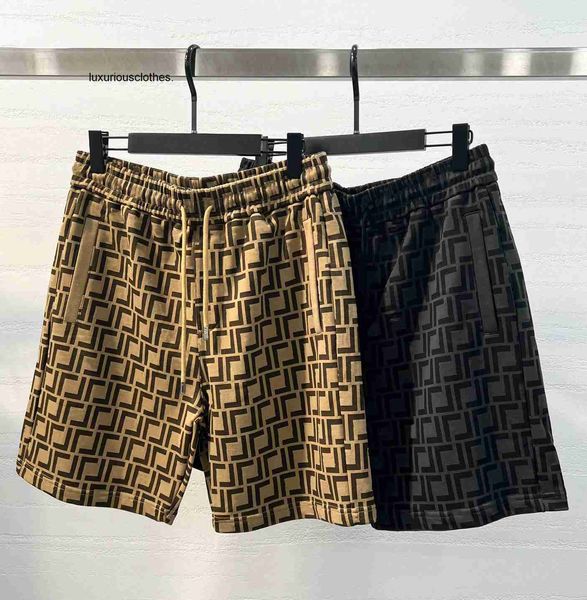 Shorts quentes masculinos marca designer shorts praia verão mulheres shorts moda letra f impressão rápida secagem roupa de banho homens nadar com calções de banho forrados