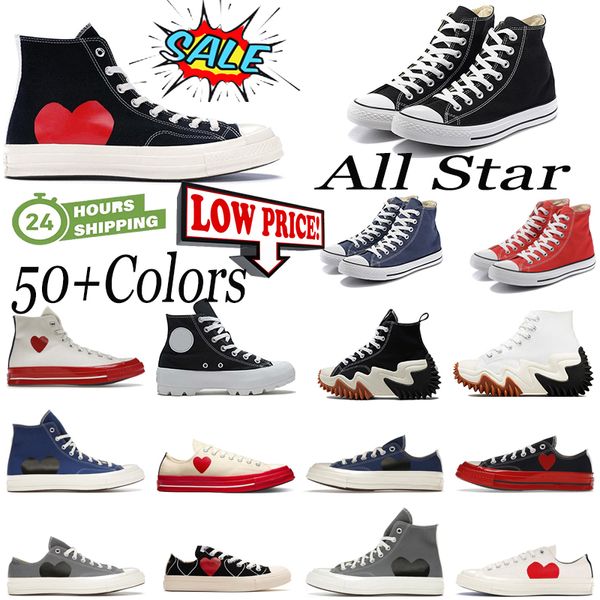 2024 Canvas Schuhe Plattform Herren Freizeitschuhe Designer Sneaker Run Star Wanderschuh All Star 70 Hi Women Fashion Trainer niedriger Preis