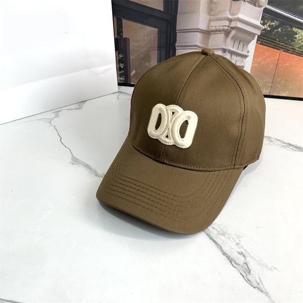 Capinho de beisebol de luxo de algodão Chapéus de recibos para homens azul marinho preto branco confortável respirável gorra