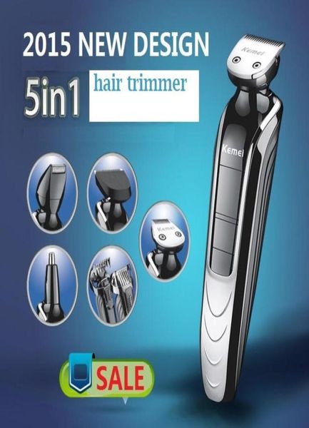 Top Kemei Kemei Impermeável Homem de Grooming Kit Cabelo Cabelo Cabilador barbeador barba barba nariz nariz corte de corte de corte 8461043