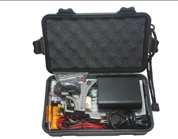 Kit per tatuaggi professionale con macchina per trucco permanente di qualità per attrezzature per tatuaggi Kit per macchinette per tatuaggi nere economiche per piercing9333301