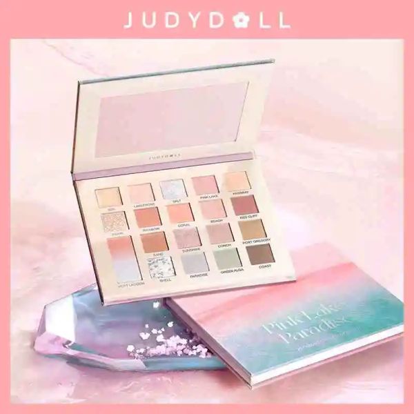 Shadow Judydoll 20 Farben Pink Lake Paradise Lidschatten Palette Pink Blue Natural Girl Heart Matte Schimmer Glitzer Augen Make -up Kosmetik Kosmetik