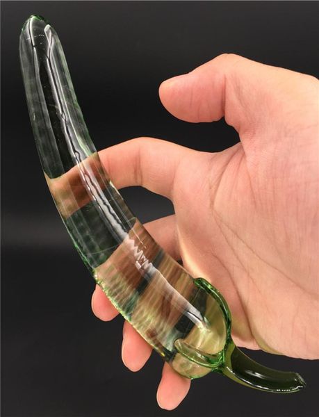 Sweet Weapons Pyrex Crystal Glass Dildo Ornamento Giocattoli del sesso del pene per la donna Prodotti del sesso Masturbatore femminile1247570