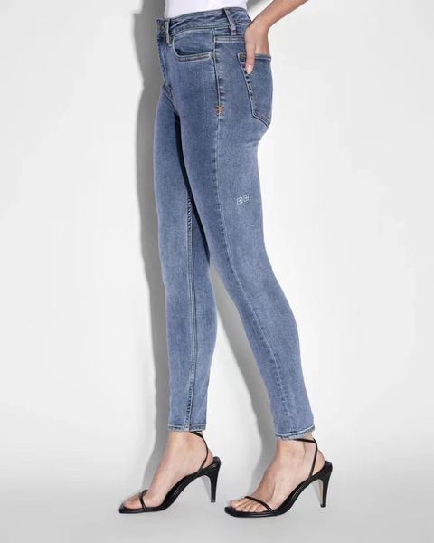 Jeans slim fit da donna in vitello stretch Ksubi Jeans, originale brand australiano