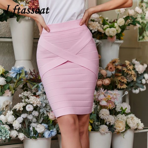 Платья Bodycon Women Crown Skirt Sexy Fashion Party Club Элегантная знаменитая юбка для карандашей новое платье по бингам женщинам Faldas 2023