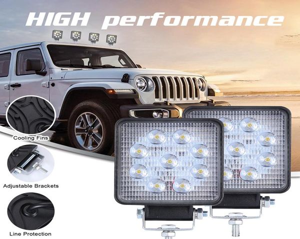 À prova d'água IP67 Off Road Vehicle Spotlight Faróis de carro LED Work Light Truck Light Forklift2244403