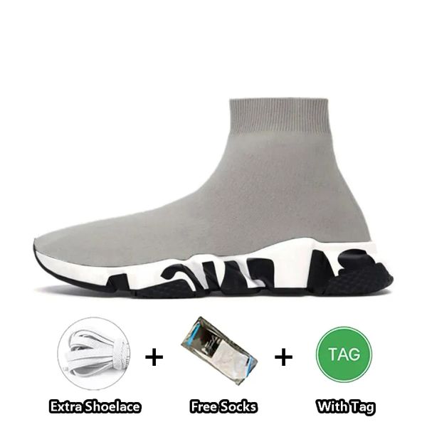 Designer Scarpe casual Fashion Trainer Calzino Piattaforma Uomo Donna Triple Calzini Stivali Nero Bianco Graffiti Scarpe da ginnastica di lusso di marca vintage Sneakers veloci