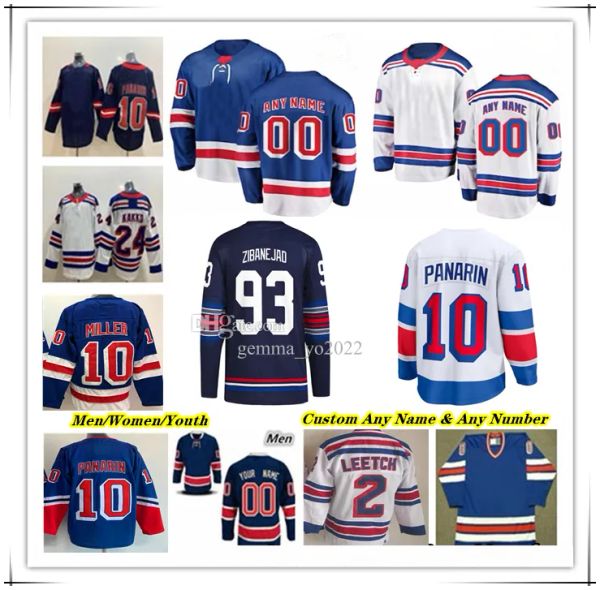 Maglia da hockey Artemi Panarin Stadium Series Chris Kreider punto Trocheck Mika Zibanejad Jacob Trouba Igor Shesterkin AdamFox Alexis Lafreniere NY RANGER Miller