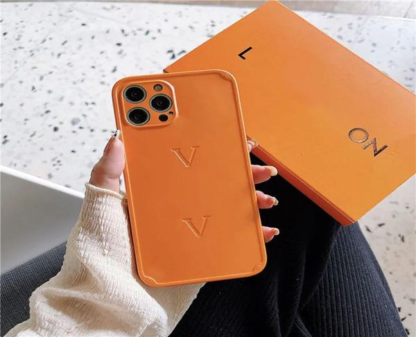 Tasarımcılar iPhone Case Avrupa ve Amerikan 1114 Cep Telefon Kılıfı Büyük Marka Net Kırmızı iPhone'lar 12 Pro Relief Xs Lüks XR Yüksek Grad3544229